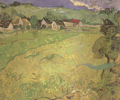Vincent Van Gogh View of Vesseots near Auvers (nn04) Germany oil painting art
